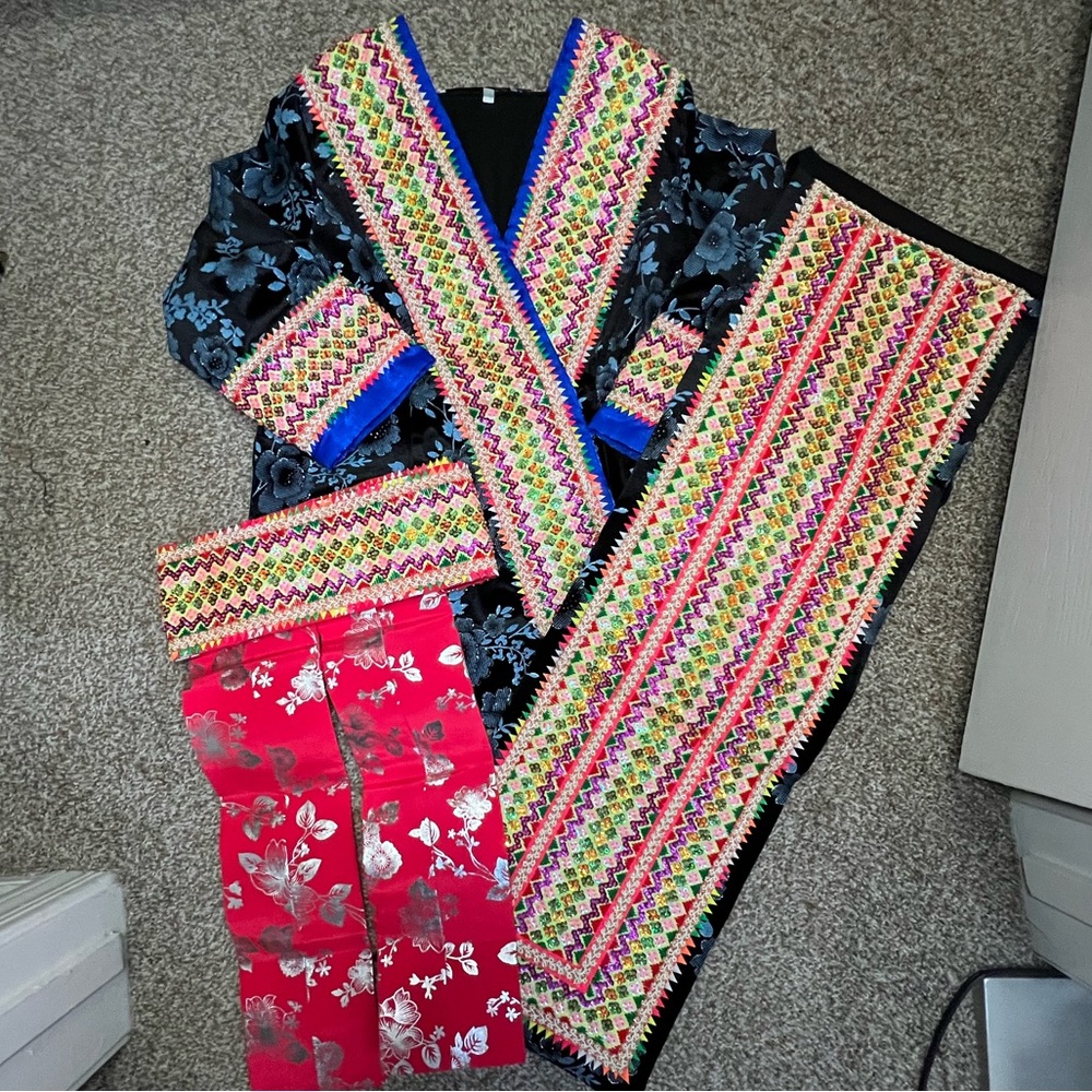 Handmade Coj Ci Hmong Outfit!